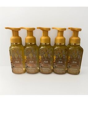 Bath & Body Works Disney Princess Belle Foaming Hand Soap, Set of 5, New